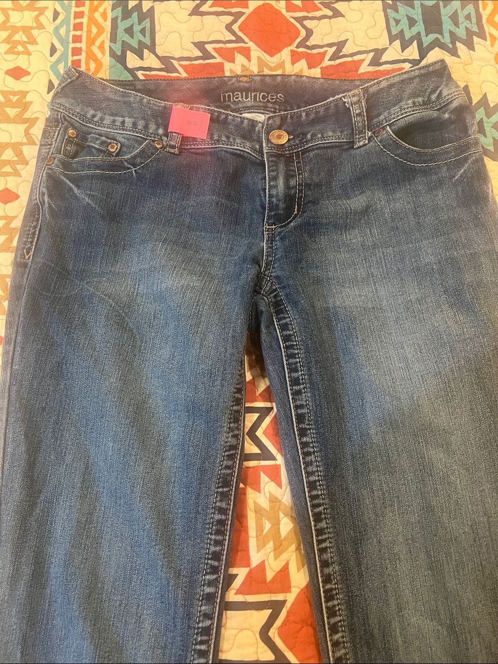 Maurices Women's Dark Blue Bootcut Stretch Jeans